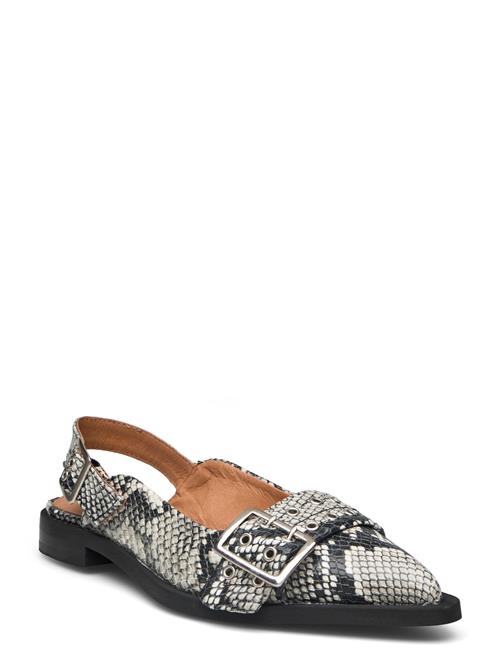 Se Pavement Saso Slingback Snake Pavement Black ved Booztlet