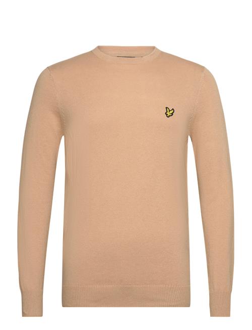 Lyle & Scott Cotton Merino Crew Jumper Lyle & Scott Cream