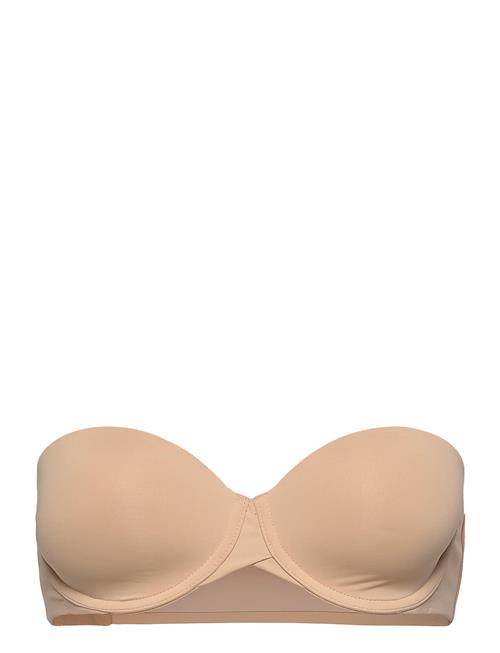 Se Calvin Klein Lght Lined Strapless Calvin Klein Cream ved Booztlet