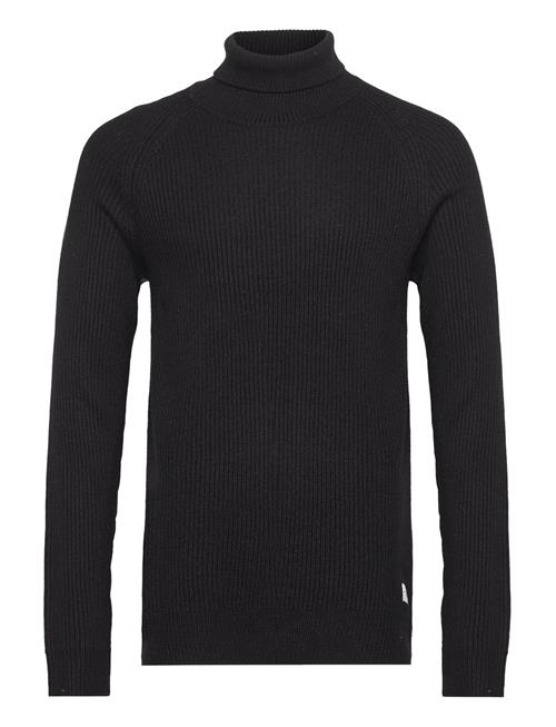 Se Jack & Jones Jjpannel Knit Roll Neck Aw23 Jack & J S Black ved Booztlet