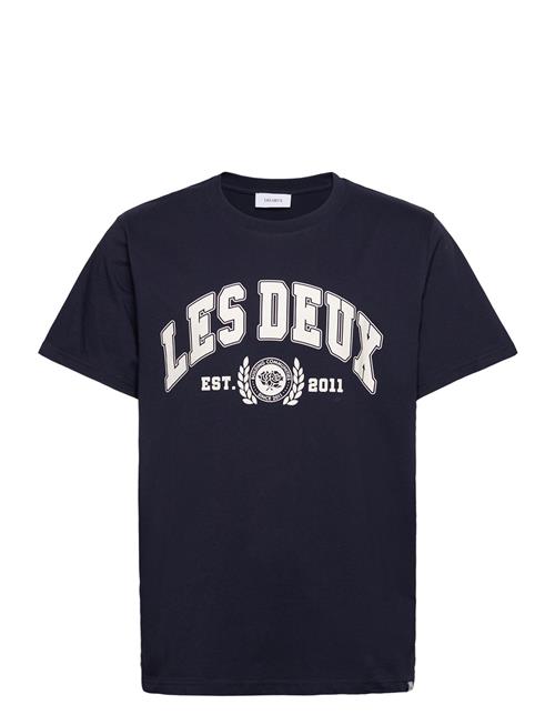 Les Deux University T-Shirt Les Deux Navy