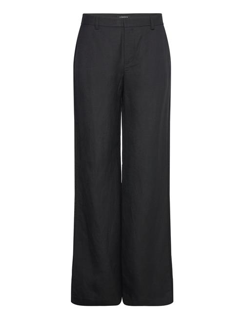 Lindex Trousers Superflare Linen Lindex Black