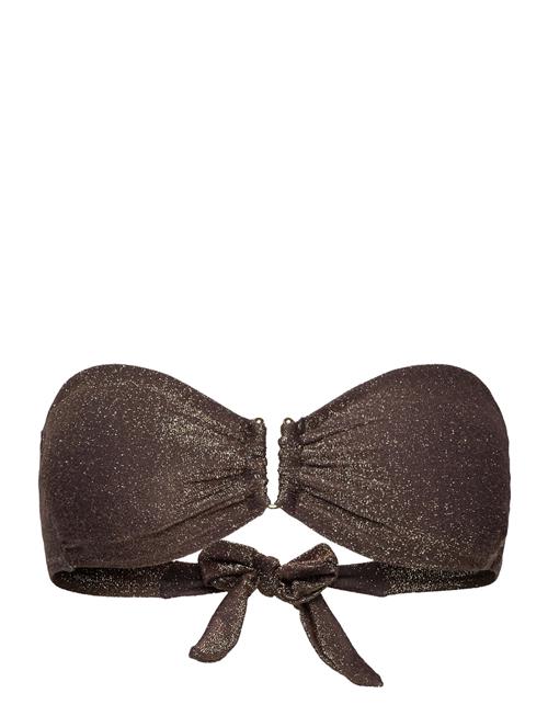 Swim Brie Bandeau Lurex Lindex Brown