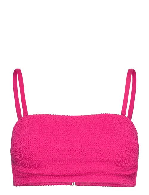 Lindex Swim Bra Tami Bandeau Crepe Lindex Pink