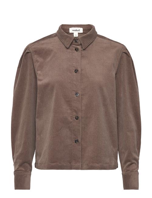 Slhelle Shirt Soaked In Luxury Brown