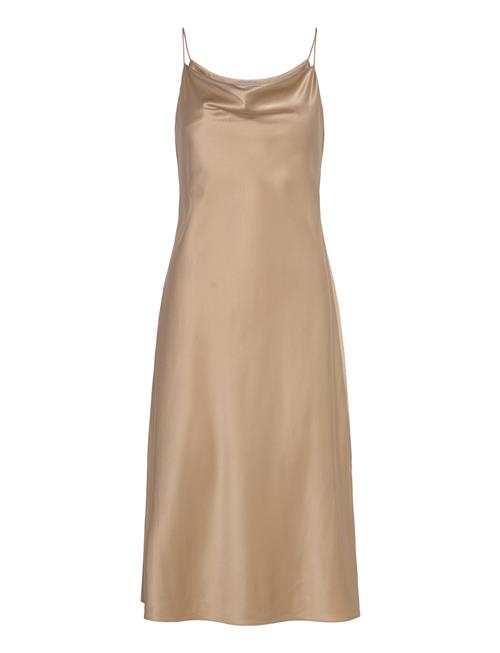 Balmuir Fiona Silk Satin Dress Balmuir Gold