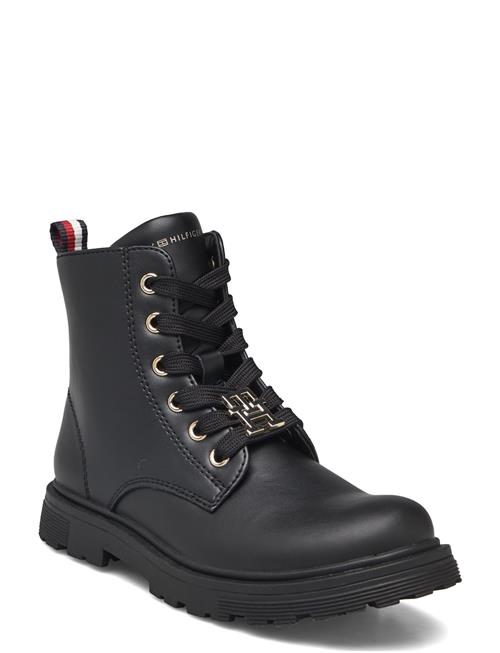 Tommy Hilfiger Lace-Up Ankle Boots Tommy Hilfiger Black