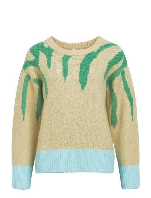 Object Objrabu Knit L/S Re Pullover 134 Object Cream