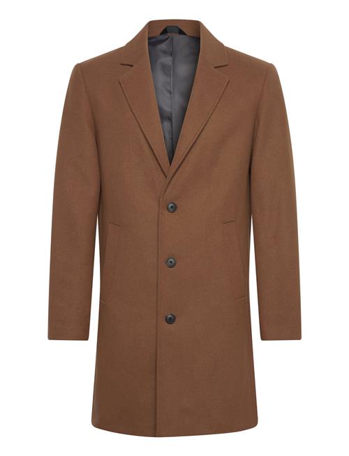 Jack & Jones Jjeharrison Wool Coat Sn Jack & J S Brown