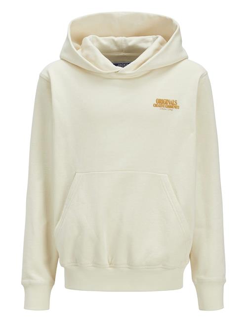 Jack & Jones Jorroxbury Back Sweat Hood Ln Jnr Jack & J S Cream