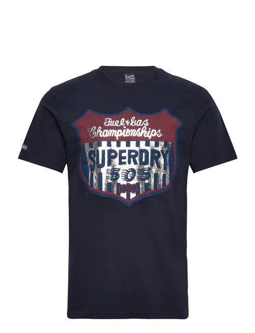 Gasoline Workwear Tee Superdry Navy