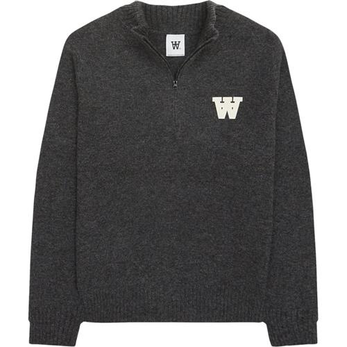 Wood Wood - Blu AA Half-Zip Strik