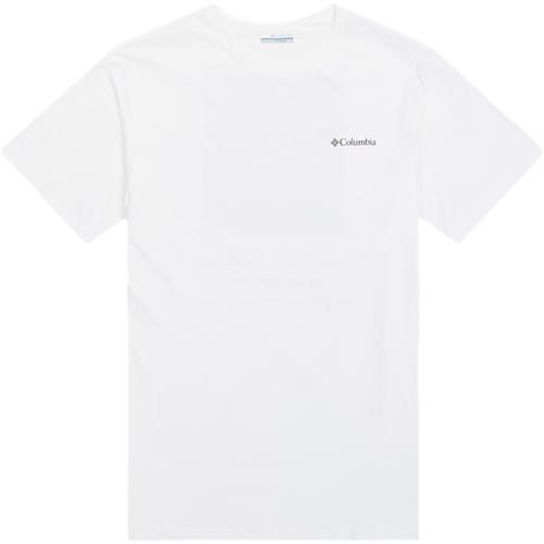 Columbia Barton Springs Ss Graphic Tee 2058331 T-shirts White