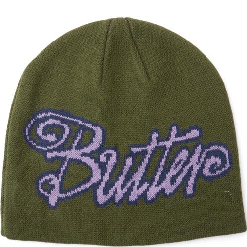 Se Butter Goods Jive Skully Beanie Grøn ved Quint