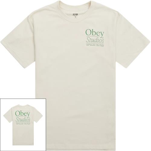 Se Obey Obey Studios Tee 165263927 T-shirts Sand ved Quint