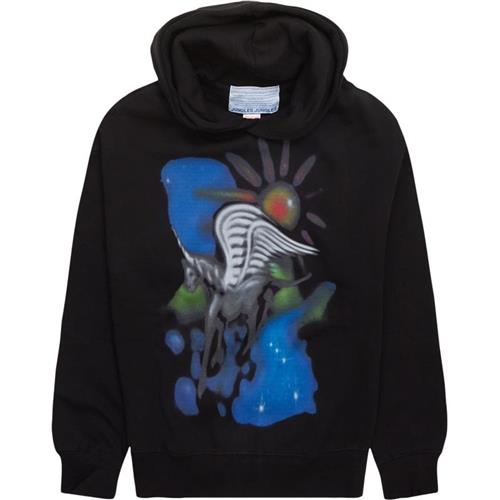 Jungles Jungles Pty Itd Unicorn Hoodie Sweatshirts Black