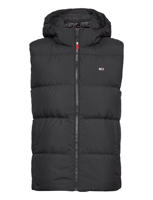 Se Tommy Jeans Tjm Essential Down Vest Tommy Jeans Black ved Booztlet