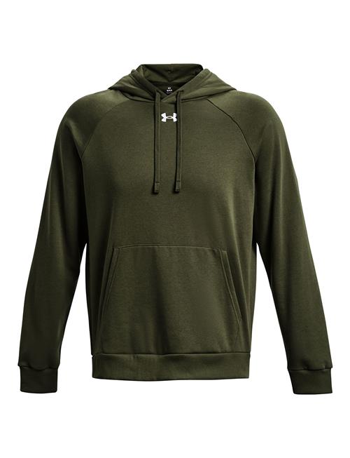 Se Under Armour Ua Rival Fleece Hoodie Under Armour Khaki ved Booztlet