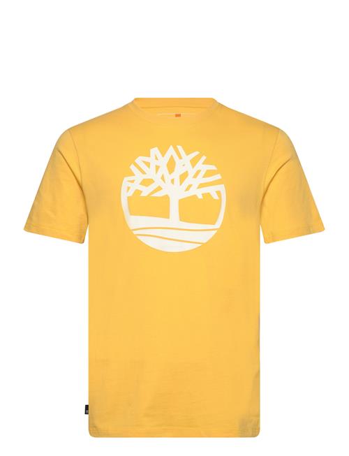 Se Timberland Kennebec River Tree Logo Short Sleeve Tee Mimosa Timberland Yellow ved Booztlet