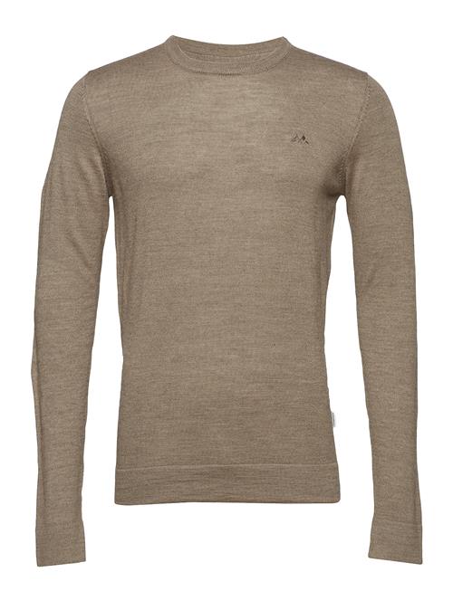 Lindbergh Merino Knit O-Neck Lindbergh Beige