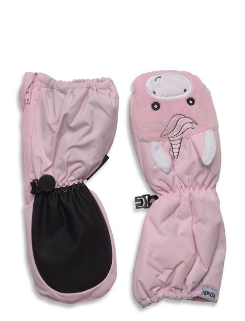 Kombi Sherpa Anim Inf Mitt Kombi Pink