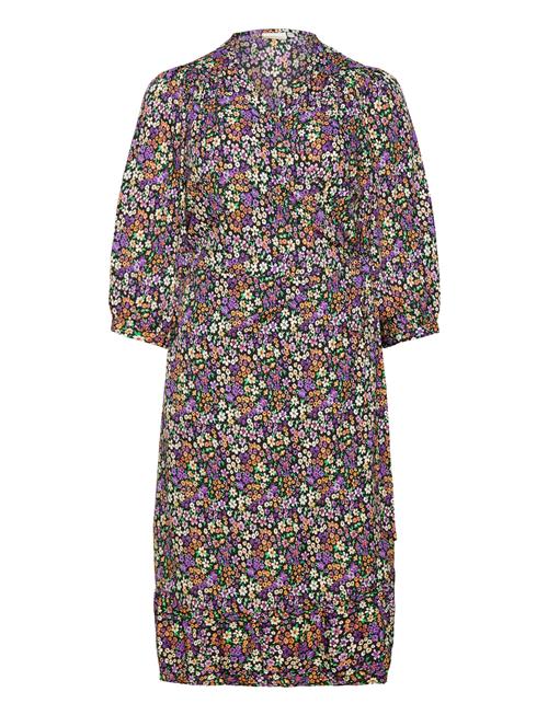 Carlivia 3/4 Wrap Midi Dress Wvn Noos ONLY Carmakoma Purple