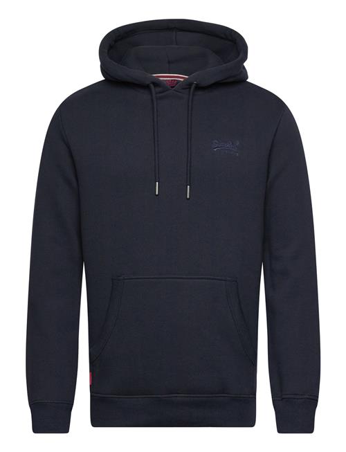 Se Superdry Essential Logo Hoodie Superdry Navy ved Booztlet