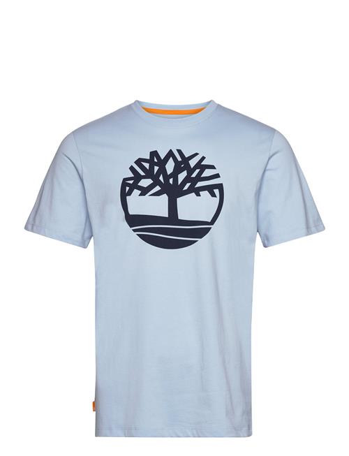 Se Timberland Kennebec River Tree Logo Short Sleeve Tee Skyway Timberland Blue ved Booztlet