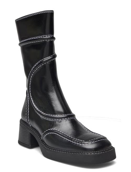 Se MIISTA Malene Black Ankle Boots MIISTA Black ved Booztlet