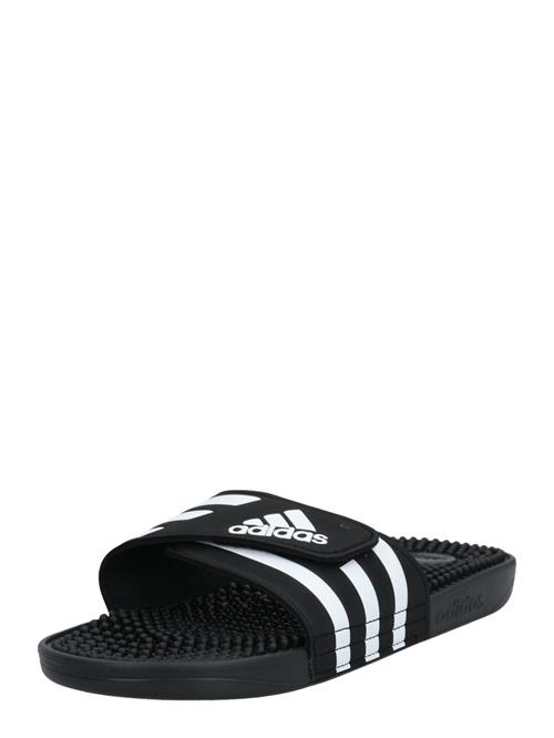 ADIDAS SPORTSWEAR Pantoletter 'Adissage'  sort / hvid