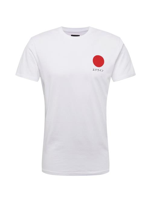 EDWIN Bluser & t-shirts 'Japanese Sun'  rød / sort / hvid