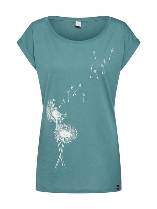 Iriedaily Shirts 'Pusteblume'  jade / hvid