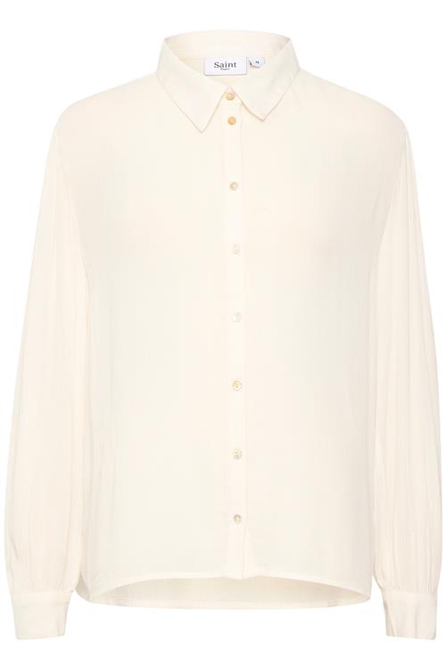 Se SAINT TROPEZ Bluse 'Alba'  hvid ved About You