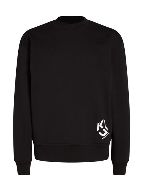 Se KARL LAGERFELD JEANS Sweatshirt  blå / sort / hvid ved About You