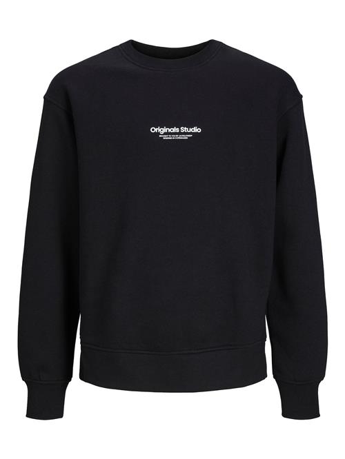 Jack & Jones Junior Sweatshirt 'JORVESTERBRO'  sort / hvid