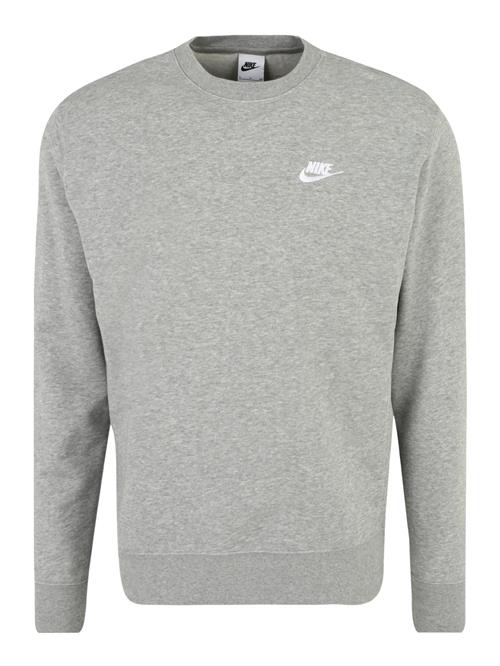 Se Nike Sportswear Sweatshirt  grå-meleret / hvid ved About You