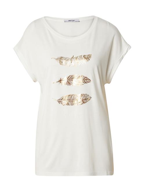 ABOUT YOU Shirts 'Antoinetta'  creme / guld / hvid