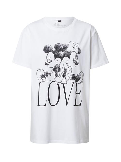 Se Merchcode Shirts 'Minnie Loves Mickey'  sort / hvid ved About You