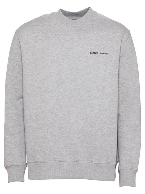 Samsøe Samsøe Sweatshirt 'Norsbro'  grå / sort