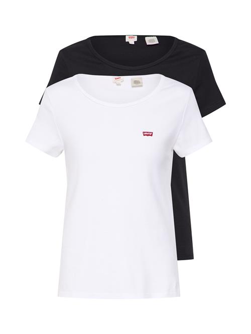 LEVI'S ® Shirts '2 Pack Crewneck Tee'  sort / hvid