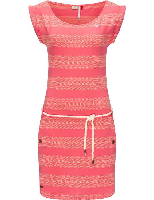 Ragwear Sommerkjole  brun / lyseorange / pink / hvid