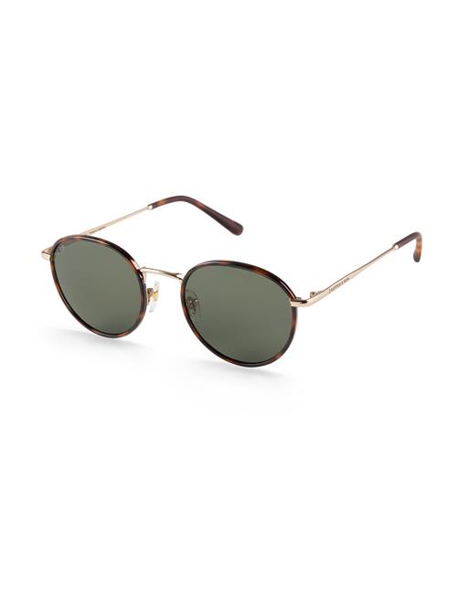 Kapten & Son Solbriller 'London Gold Tortoise Green'  brun / guld / grøn