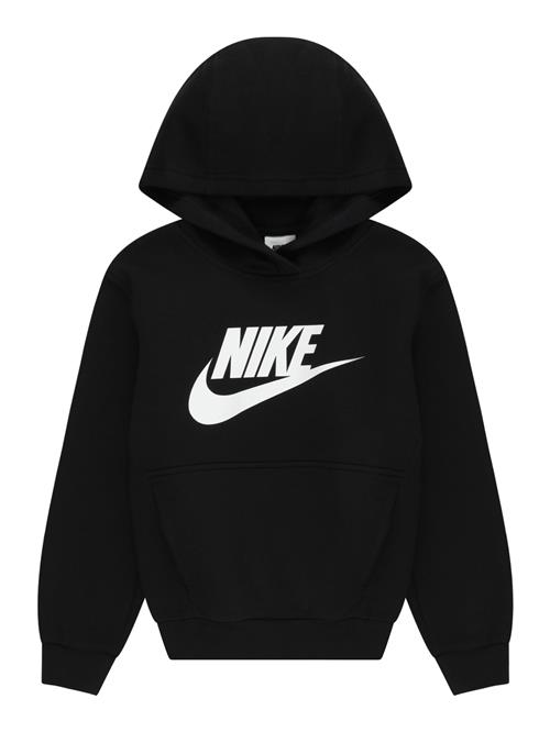 Nike Sportswear Sweatshirt 'Club FLC'  sort / hvid