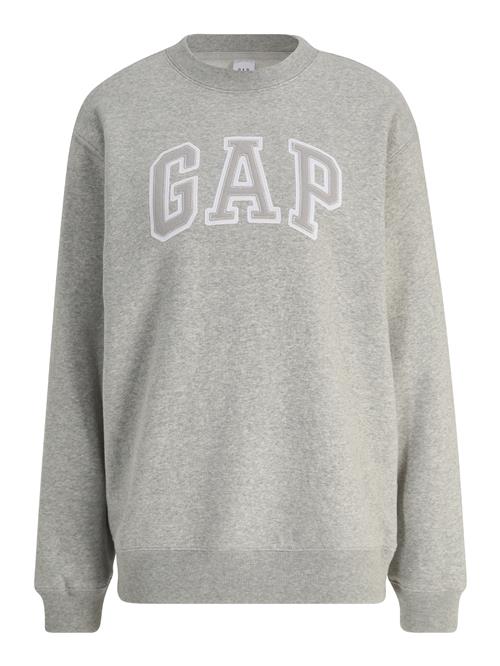 Se Gap Tall Sweatshirt 'HERITAGE'  grå / grå-meleret / hvid ved About You