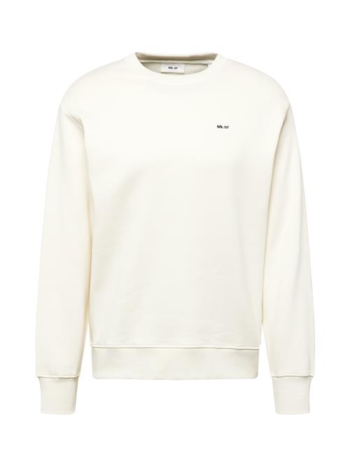 NN07 Sweatshirt 'Briggs'  sort / hvid