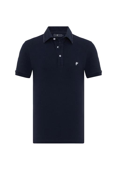 DENIM CULTURE Bluser & t-shirts 'Theron'  navy / hvid