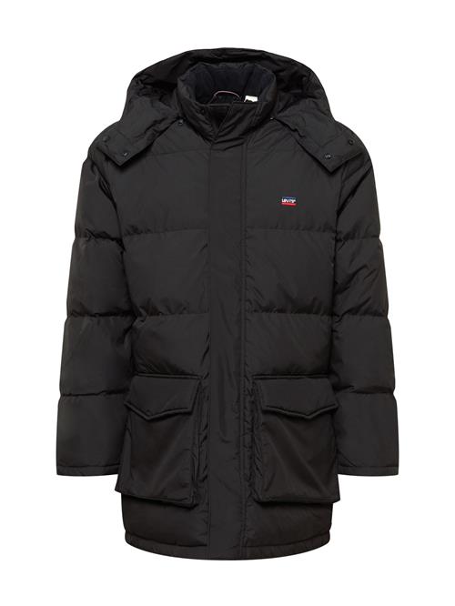 LEVI'S ® Vinterjakke 'Fillmore Mid Parka 2.0'  blå / rød / sort / hvid