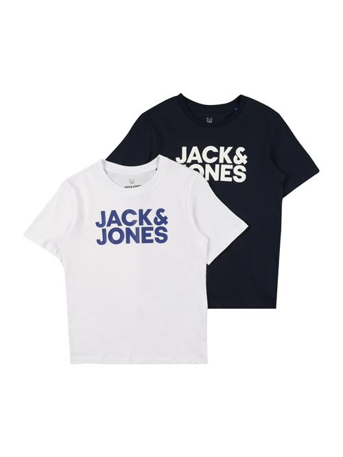 Jack & Jones Junior Shirts  blå / natblå / hvid