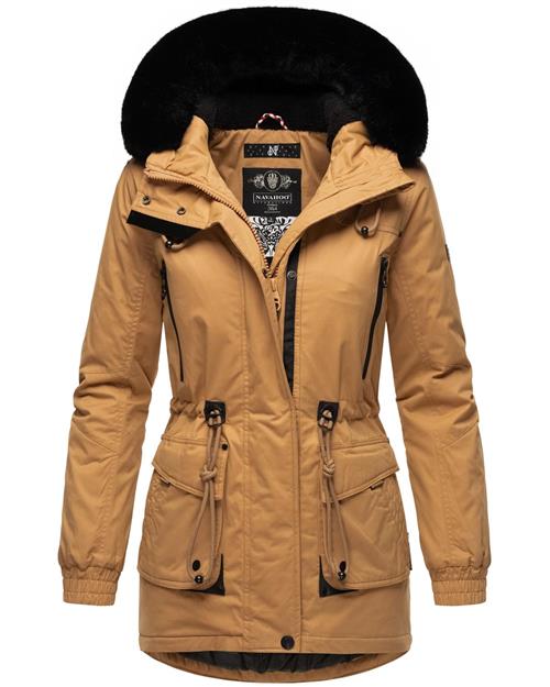 NAVAHOO Vinterparka  camel / sort