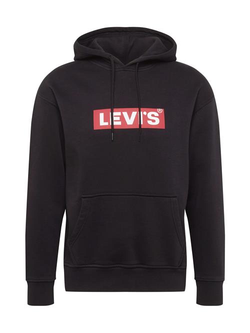 LEVI'S ® Sweatshirt  rød / sort / hvid